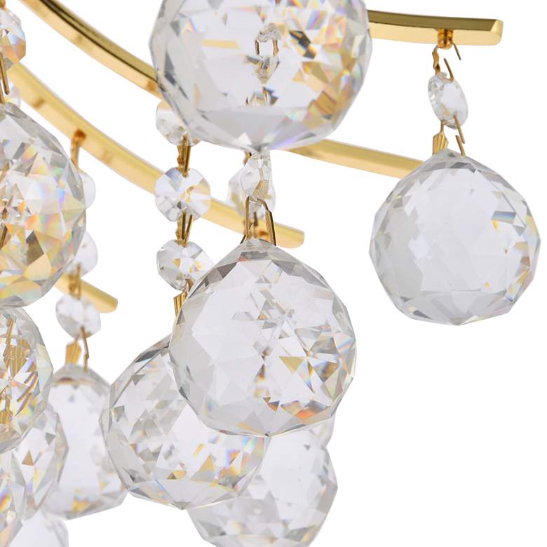 Image 5 Toureg 19" Wide Gold and Crystal 10-Light Chandelier more views