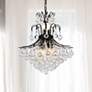 1_Toureg 22" Wide Black and Crystal Chandelier