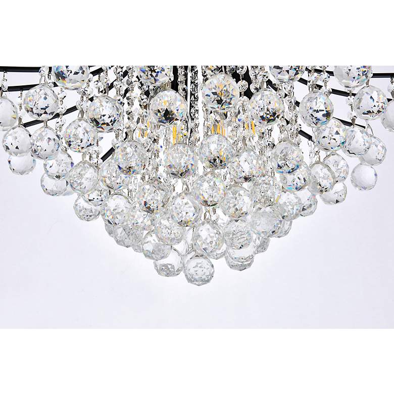 Image 5 Toureg 22" Wide Black and Crystal Chandelier more views