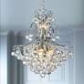Toureg 22" Wide Chrome and Clear Crystal 2-Tier Chandelier