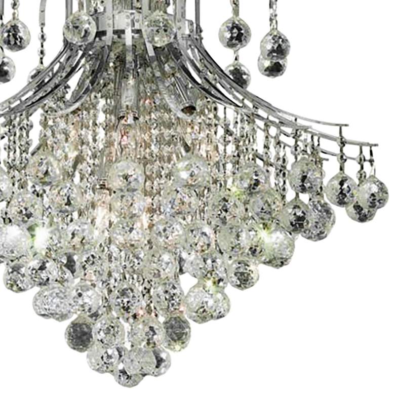 Image 3 Toureg 25" Wide Chrome and Crystal 15-Ligh Chandelier more views