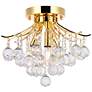 Thumbnail3 of Toureg 3 Lt Gold Flush Mount Clear