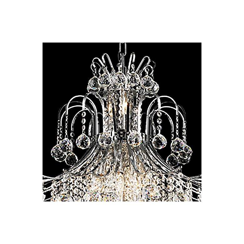 Image 2 Toureg 31" Wide Chrome and Crystal 15-Light Chandelier more views