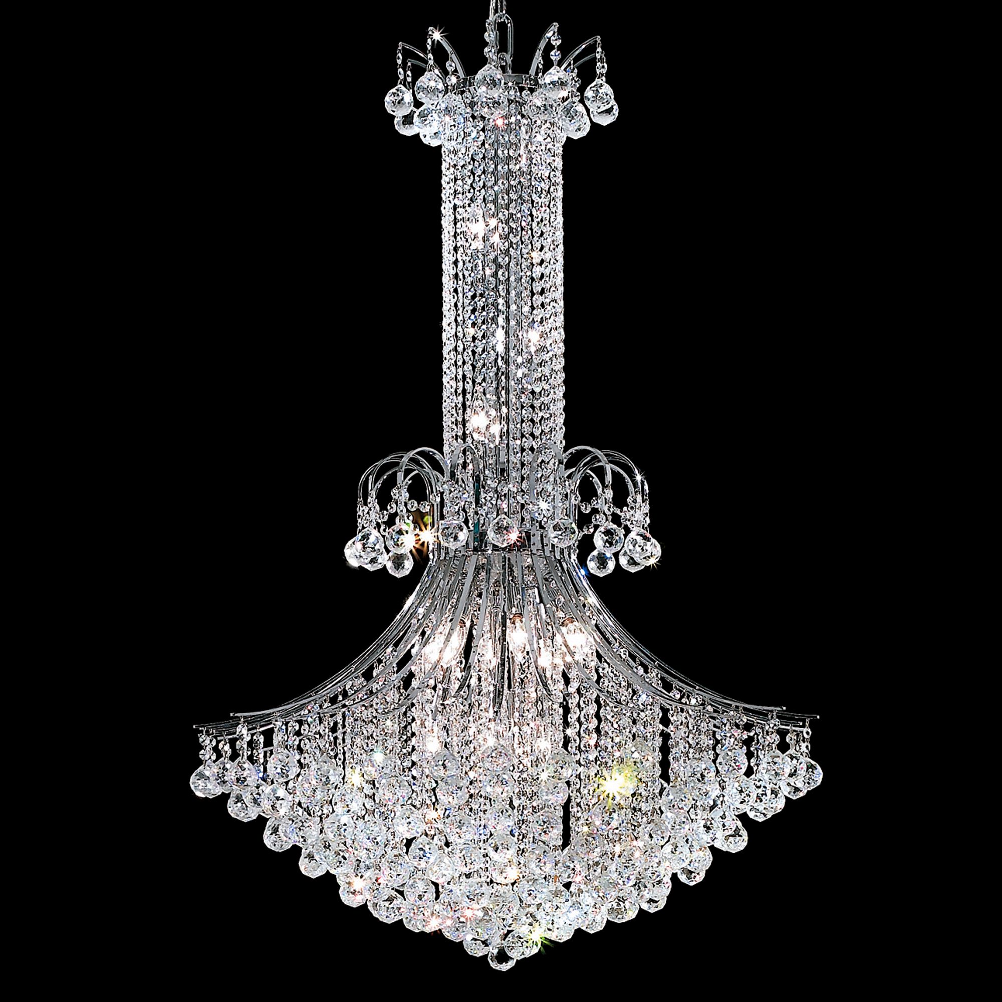 16 light crystal chandelier