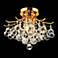 Toureg Gold 16" Wide Traditional Crystal Ceiling Light