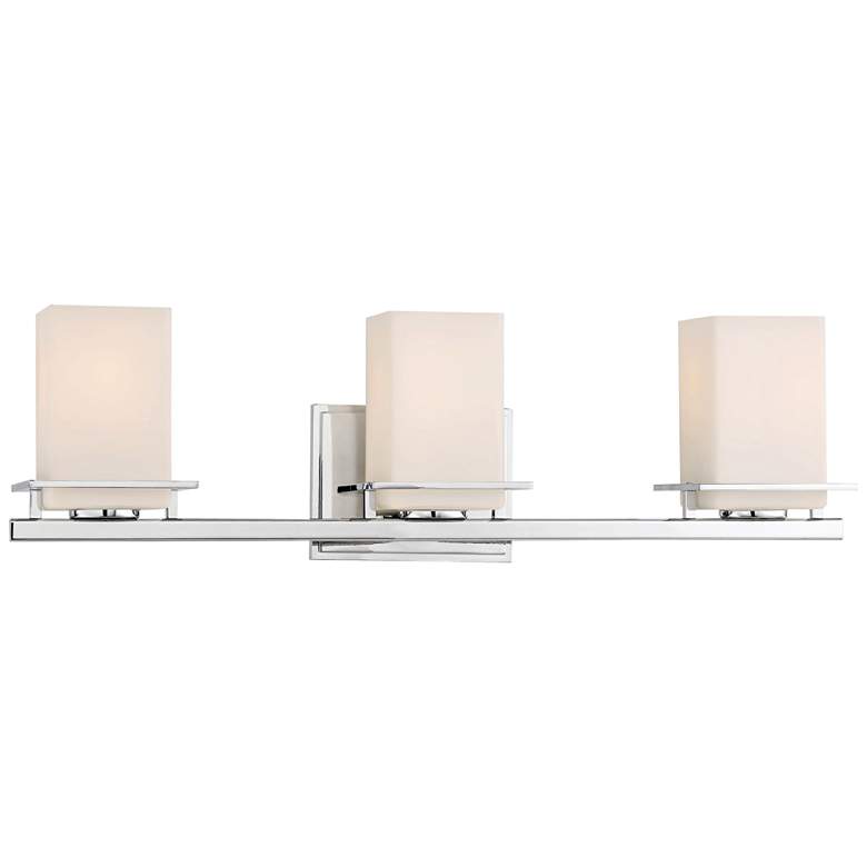 Image 1 Tournee 24" Wide Chrome 3-Light Bath Light