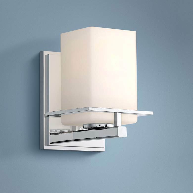Image 1 Tournee 7" High Chrome Wall Sconce