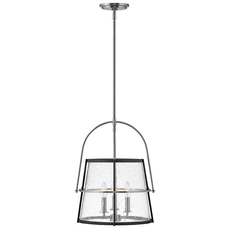 Image 1 Tournon 15" Wide Nickel Pendant Light by Hinkley Lighting
