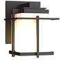 Tourou 7.4"H Coastal Oil Rubbed Bronze Small Outdoor Sconce w/ Opal Sh