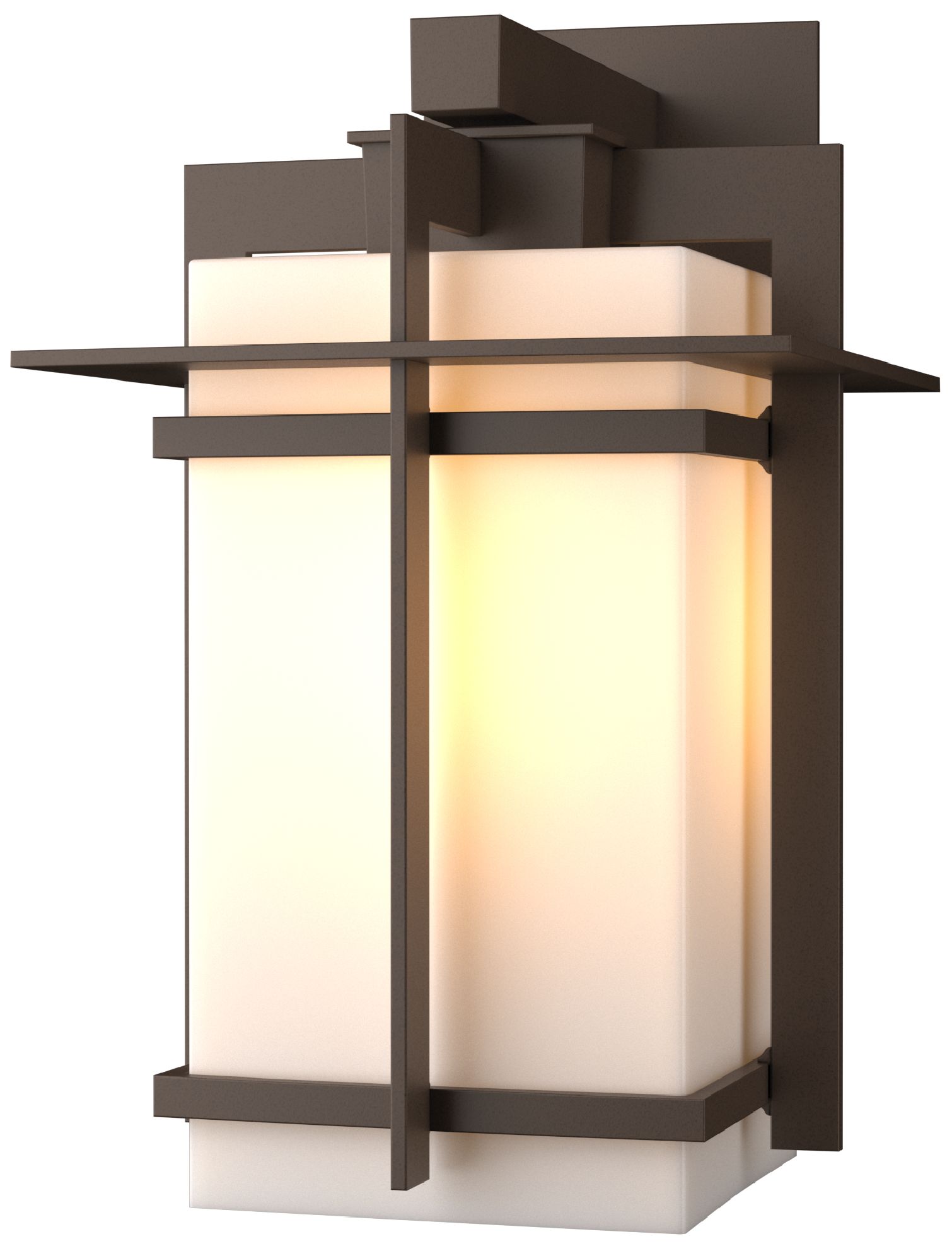 Tourou Coastal Bronze Downlight Outdoor Sconce w/Opal Glass Made to Order