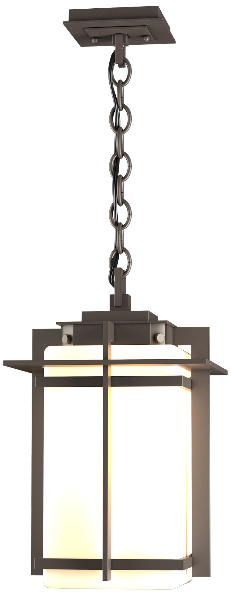 Tourou Coastal Smoke Outdoor Ceiling Fixture w/Opal Glass Made to Order