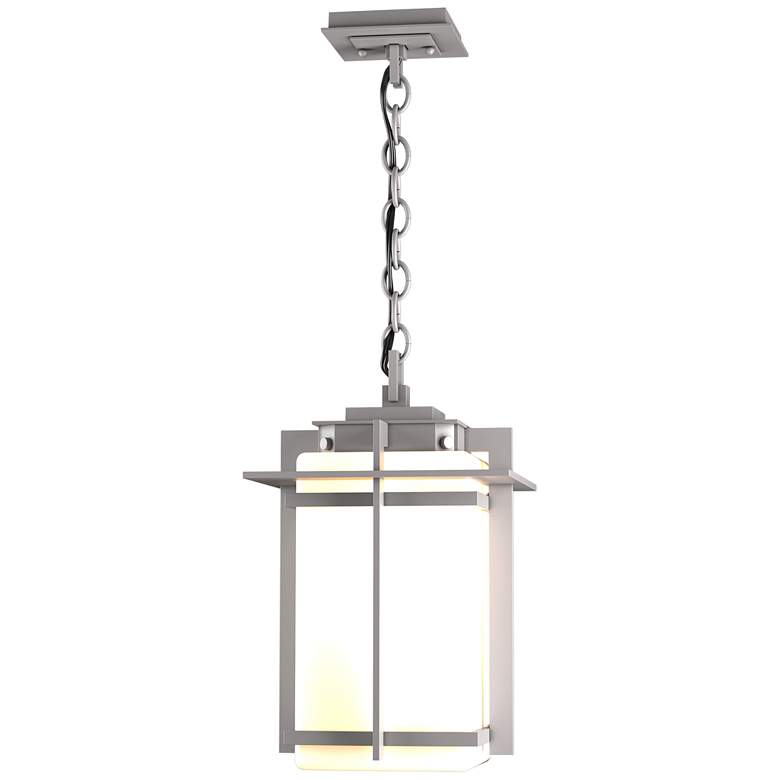 Image 1 Tourou Large Outdoor Ceiling Fixture - Steel Finish - Opal Glass