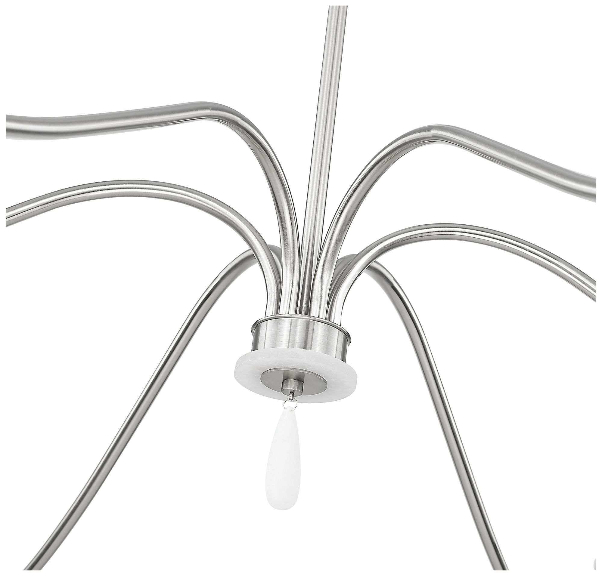 Image 6 Toussant by Z-Lite 63 inch Brushed Nickel 6 Light Chandelier more views