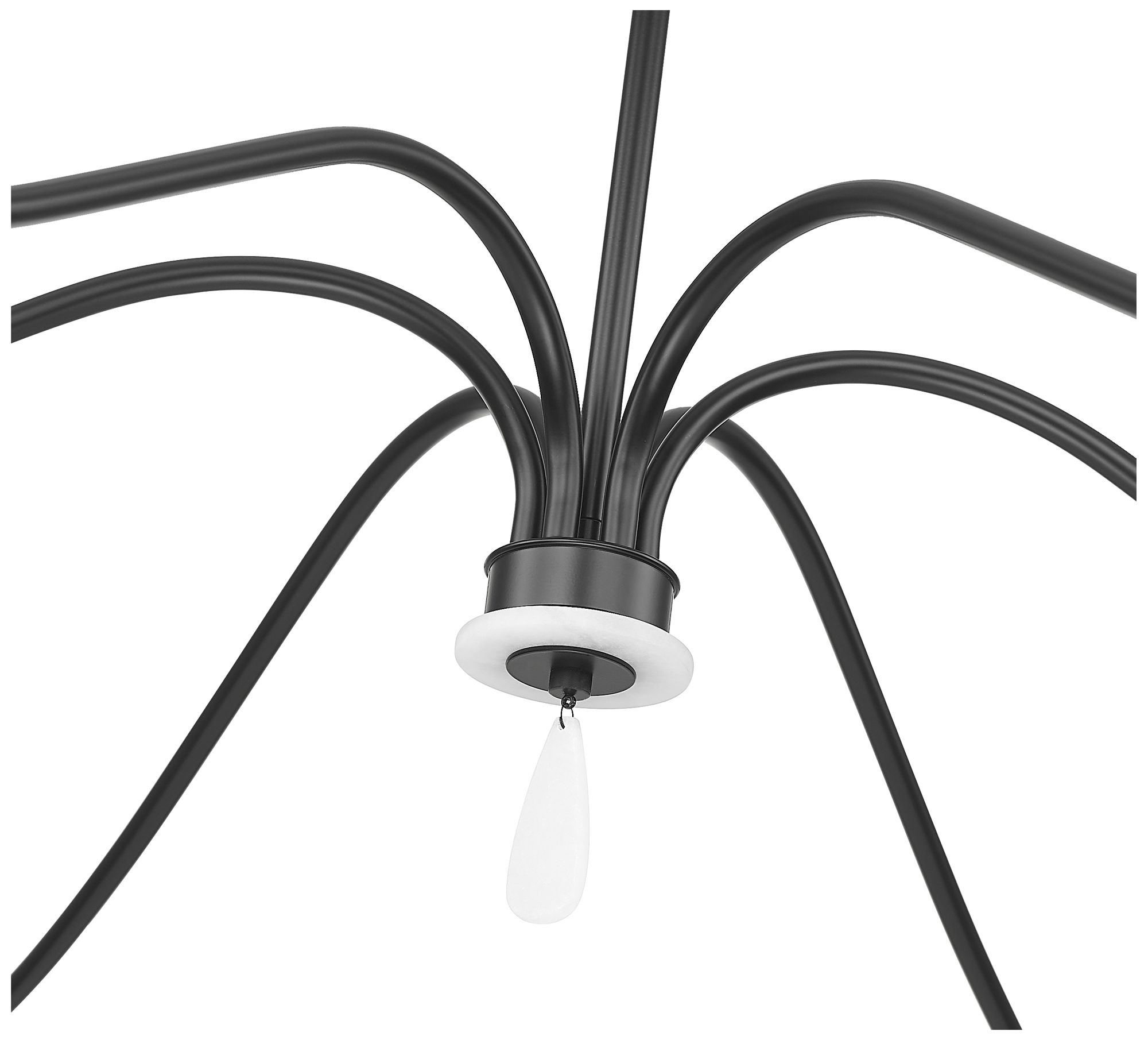 Image 6 Toussant by Z-Lite 63 inch Matte Black 6 Light Chandelier more views