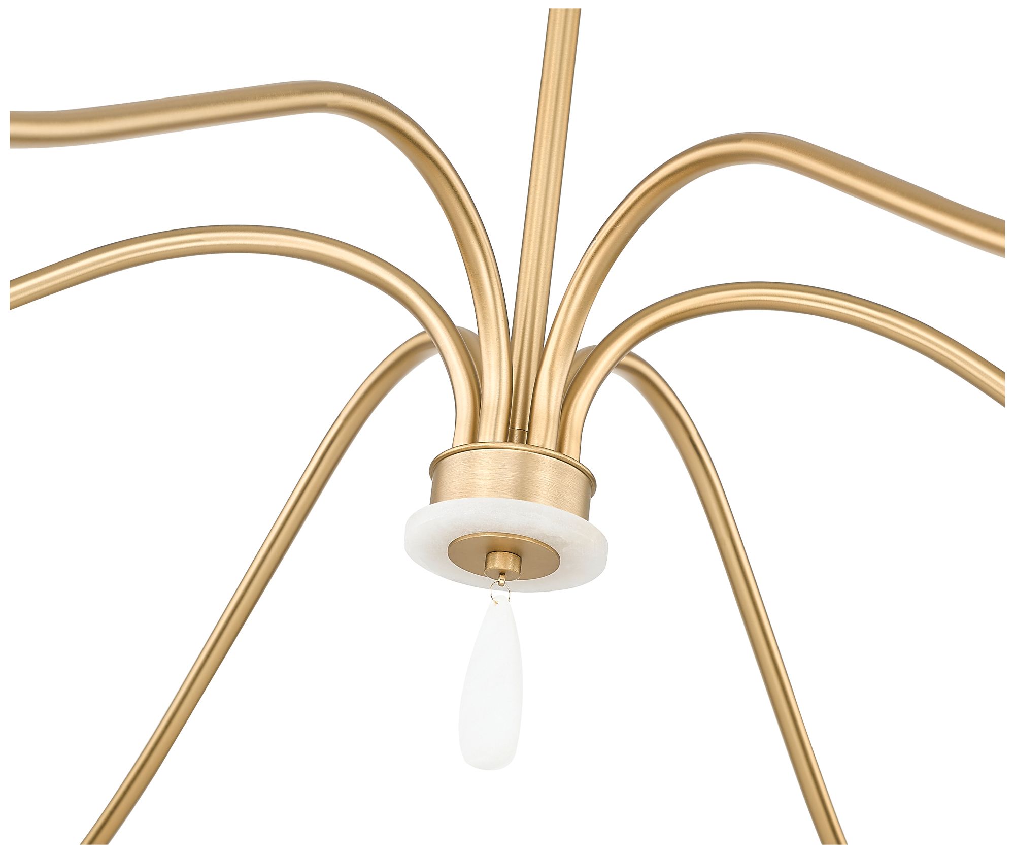Image 6 Toussant by Z-Lite 63 inch Mordern Gold 6 Light Chandelier more views