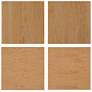 4_TOV Abigail 22" Wide Natural Birdseye Wood 3-Drawer Nightstand more views
