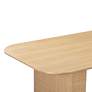 3_TOV Akiba 96" Wide Natural Ash Wood Rectangular Dining Table more views