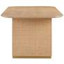 6_TOV Akiba 96" Wide Natural Ash Wood Rectangular Dining Table more views