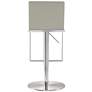 4_TOV Amalfi 32 1/4" Gray and Steel Adjustable Swivel Barstool more views