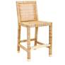4_TOV Amara 18 1/2" Wide Coastal Natural Rattan Counter Stool more views