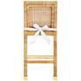 7_TOV Amara 18 1/2" Wide Coastal Natural Rattan Counter Stool more views