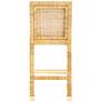 TOV Amara 18 1/2" Wide Coastal Natural Rattan Counter Stool