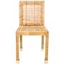 4_TOV Amara 18 1/2" Wide Modern Coastal Natural Rattan Dining Chair more views