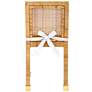 5_TOV Amara 18 1/2" Wide Modern Coastal Natural Rattan Dining Chair more views