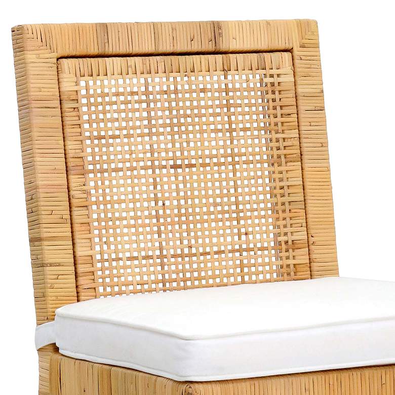 Image 2 TOV Amara 28" Coastal Modern Natural Rattan Bar Stool more views