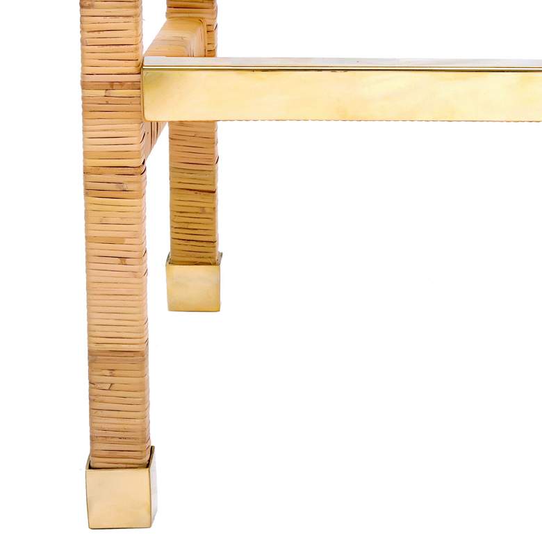 Image 3 TOV Amara 28" Coastal Modern Natural Rattan Bar Stool more views