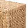 2_TOV Amara 31 3/4" Wide Natural Woven Rattan 2-Door Wall Cabinet more views