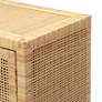 3_TOV Amara 53 3/4" Wide Natural Woven Rattan 2-Door Buffet more views