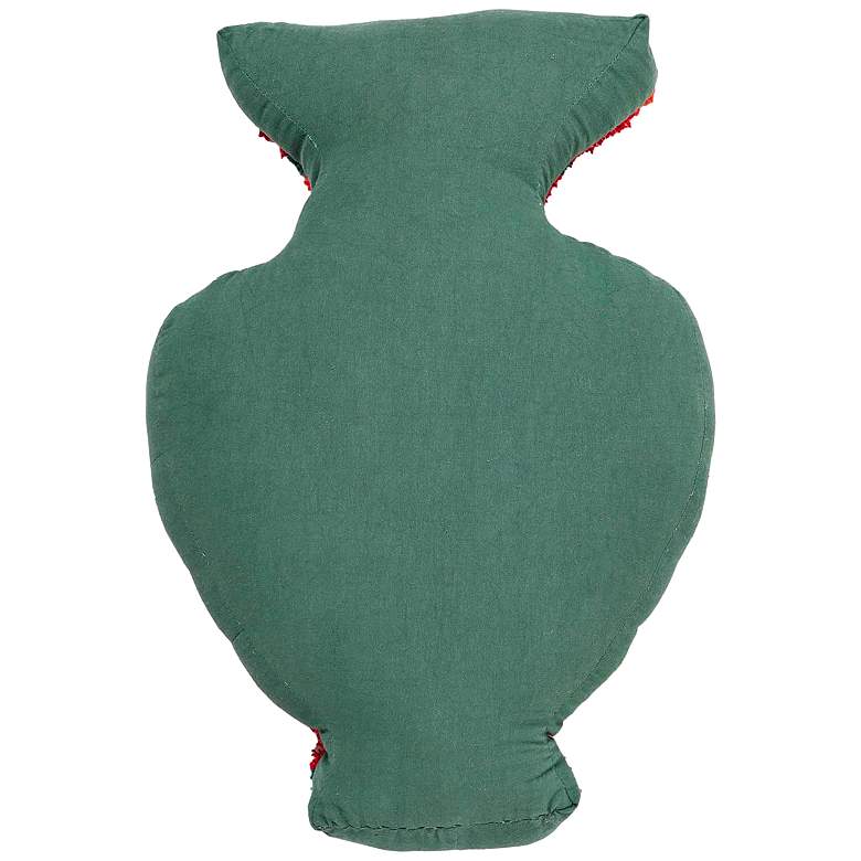 Image 3 TOV Amphorae Textile 12" x 20" Red Tufted Accent Pillow more views