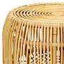 2_TOV Azrina Natural Rattan Wood Nesting Tables Set of 2 more views