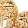 3_TOV Azrina Natural Rattan Wood Nesting Tables Set of 2 more views