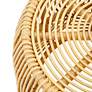4_TOV Azrina Natural Rattan Wood Nesting Tables Set of 2 more views