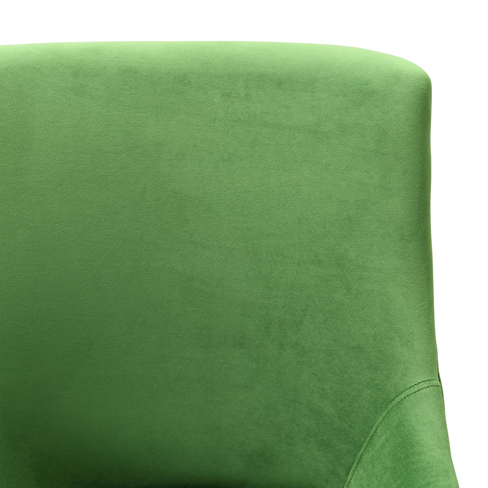 Image 2 TOV Beatrix 27 1/2" Wide Green Velvet Adjustable Swivel Office Chair more views