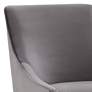 2_TOV Beatrix 30 3/4" Dark Gray Velvet Fabric Modern Bar Stool more views