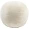 TOV Boba Cream Velvet 9" Round Decorative Pillow