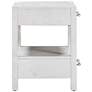 6_TOV Brandyss 26" Wide White Burl Wood 2-Drawer Nightstand more views