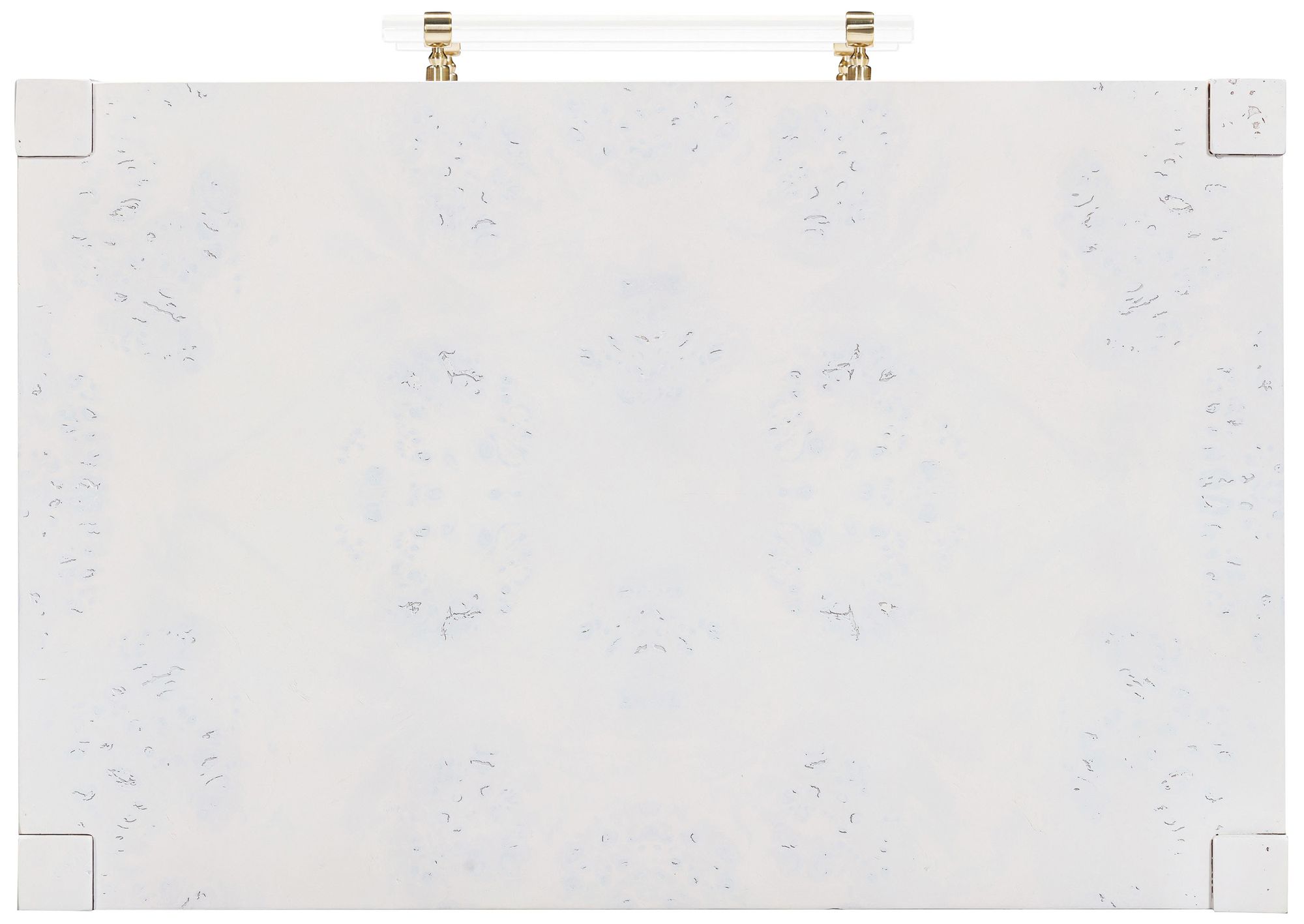 TOV Brandyss 26" Wide White Burl Wood 2-Drawer Nightstand in scene