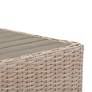4_TOV Cali 39 1/4" Wide Natural Faux Wicker Outdoor Ottoman more views