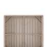 7_TOV Cali 39 1/4" Wide Natural Faux Wicker Outdoor Ottoman more views