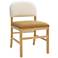 TOV Calla 21 1/4" Wide Modern Cognac Velvet Fabric Dining Chair