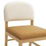 2_TOV Calla 21 1/4" Wide Modern Cognac Velvet Fabric Dining Chair more views