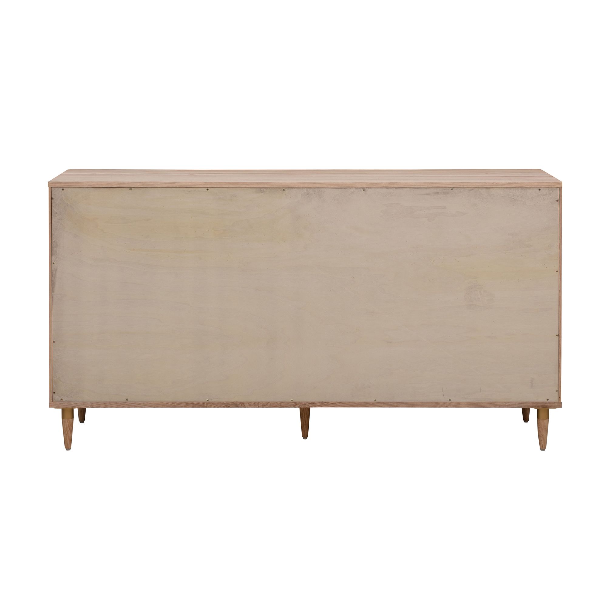 TOV Carmen 63" Wide Natural Wood and Cane 6-Drawer Dresser in scene