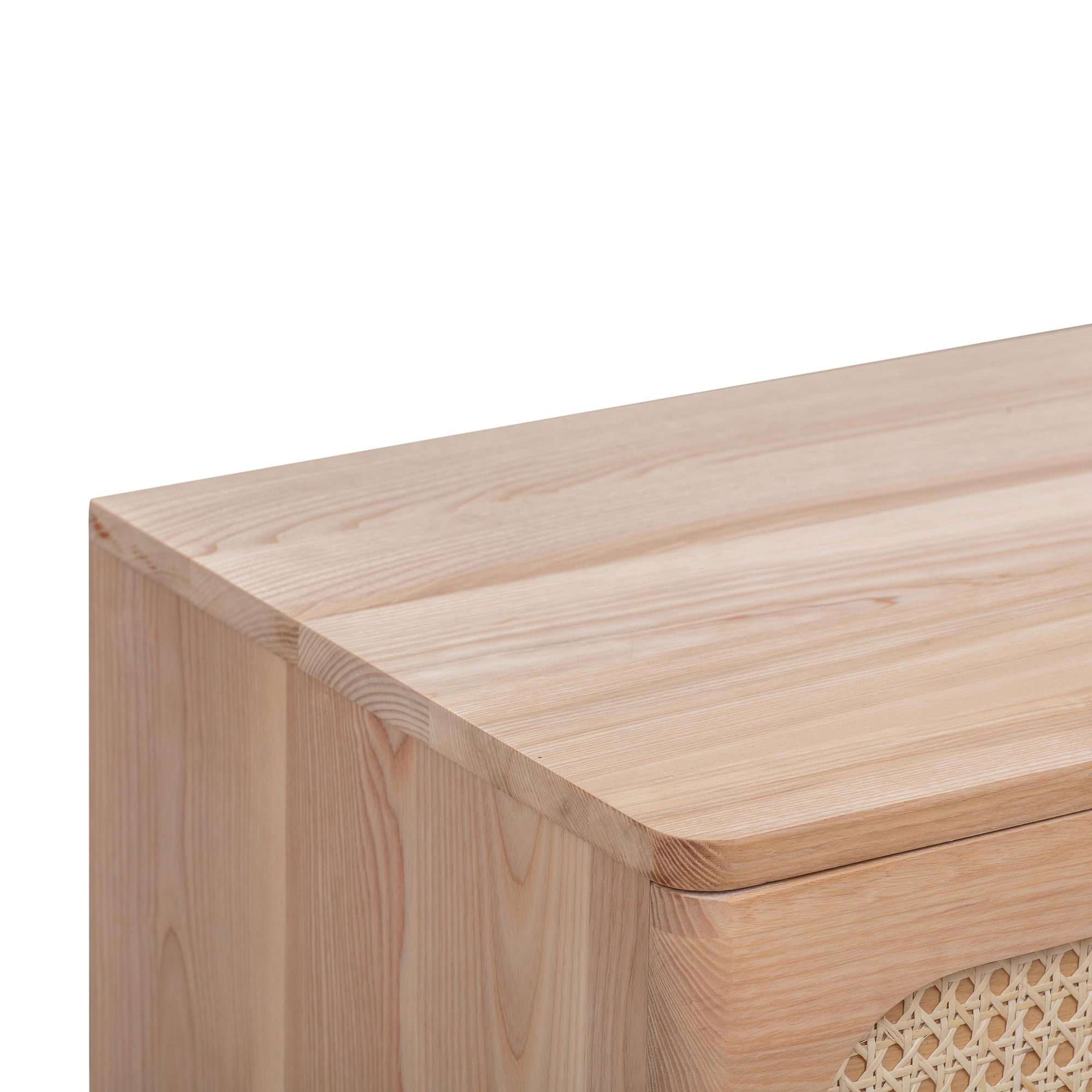 TOV Carmen 63" Wide Natural Wood and Cane 6-Drawer Dresser in scene