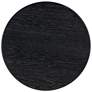 4_TOV Chelsea 26" Wide Modern Black Oak Wood Round Entry Table more views