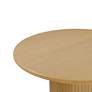 5_TOV Chelsea 47 1/4" Wide Modern Round Natural Oak Round Dining Table more views