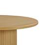 6_TOV Chelsea 47 1/4" Wide Modern Round Natural Oak Round Dining Table more views